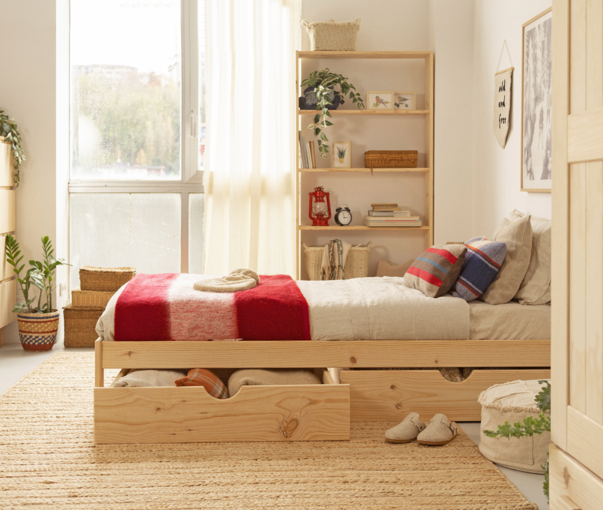 Nos lits simples avec rangement